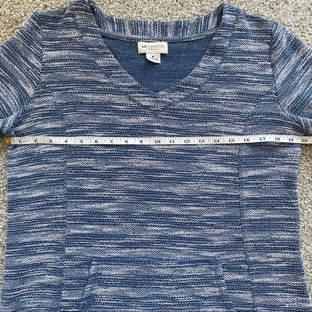 LIZ CLAIBORNE WEEKEND V Neck Pullover - Picture 7 of 10